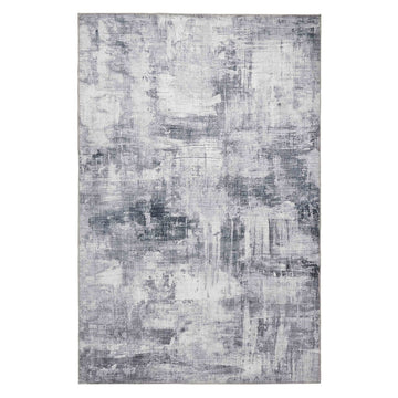 Rio G4719 Modern Abstract Distressed Lightweight Printed Polyester Flatweave Grey Rug-Think Rugs-Rug Love - The Most Loved Rug Store